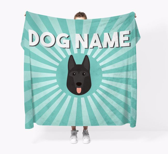 Sun Rays: Personalised {breedFullName} Throw Blanket